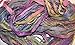 10 Yards Recycled Sari Silk Ribbon Yarn, Yellow Red