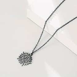 UNIFT Pentagram Sun Wheel Layered Necklace For