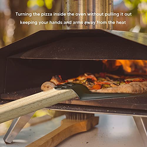 Pizza Turning Peel, Turning Pizza Peel, Perforated Pizza Peel, 8