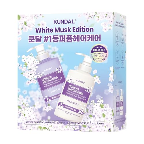 KUNDAL Korean Shampoo Conditioner Set