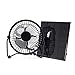 NUZAMAS 3W 6V Solar Panel Powered USB Mini Fan for Camping Caravan Yacht Greenhouse Dog House Chicken House Ventilator