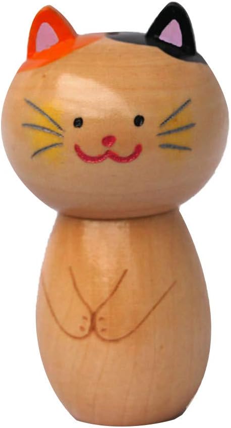 WORMENG Kitchen Japanese-style Wooden Storage Decoration Decorative Cartoon Toothpick Holder C