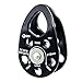 GM CLIMBING Swing Cheek Micro Pulley 30kN Self-lubricating Bushing CE UIAA Certified Black One Unit