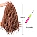 Marley Hair Afro Kinky Curly Crochet Hair 3 Packs 18 Inch Long Marley Twist Braiding Hair Ombre Synthetic Marley Braids Hair Extensions for Women(3 Packs,18 Inch,30#)