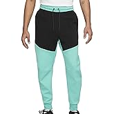 Nike Sportswear Tech Fleece Joggers Mens Size- X-Large Washed Teal/Black-Black