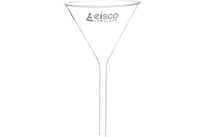 Filter Funnel, 150mm - 60º Angle - Plain Stem, 16mm - Borosilicate Glass - Eisco Labs