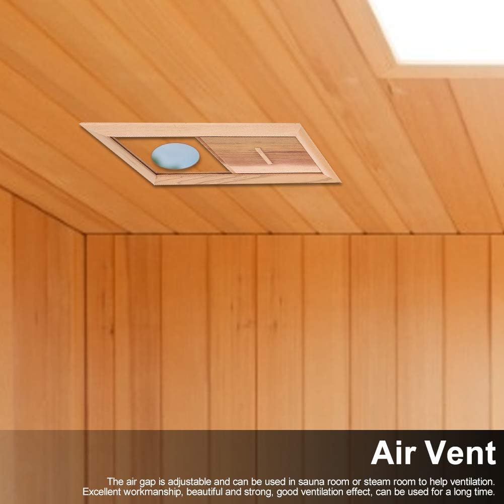 Air Vent Grille, Sauna Room Ventilation Panel Adjustable Air Ventilation Panel for Swimming Pool