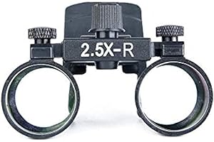 XUX 2.5X Binocular Loupes DY-109 Clip-on Type Magnifier Optical Glass