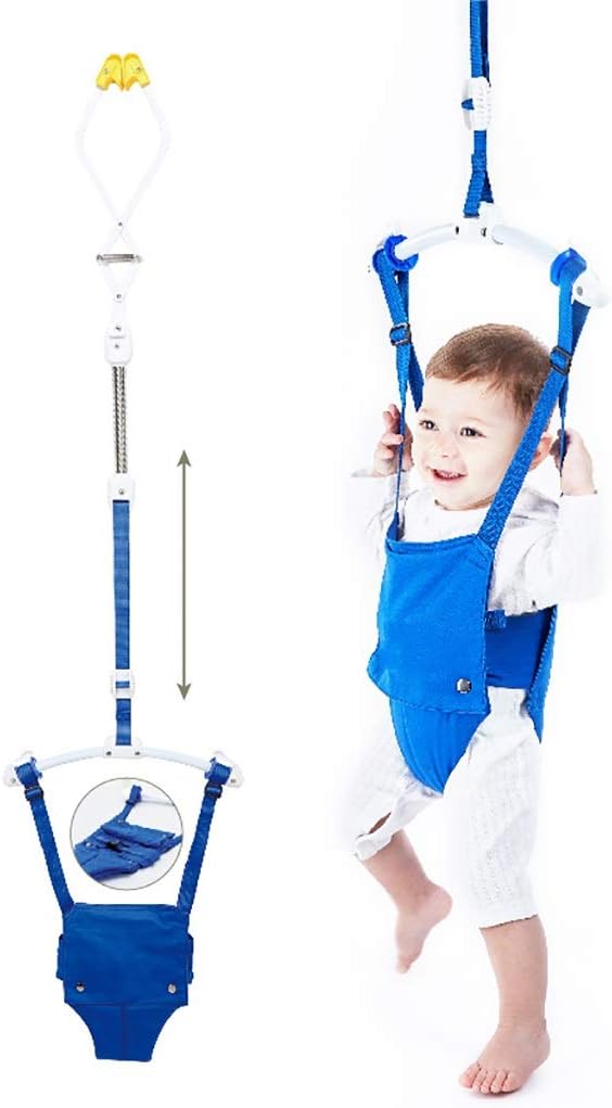 Eveil Et Jouets Jumper Bebe Bebe Doorway Jumper Exerciseur Avec Porte Clamp Bleu Sieges Sauteurs Suspendus Bebe Bouncer Doorway Fun Hanging Jump Seat Garcon Fille Bebe Exerciser Enfants Jouet Bebe Puericulture