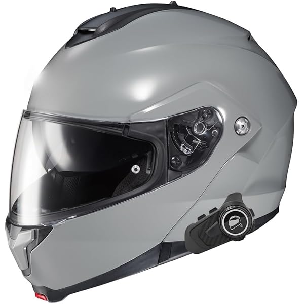 Amazon.com: HJC i90 Solid Natural Motorcycle Helmet, DOT