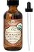 US Organic Sweet Almond Kernel Oil, USDA Certified Organic,100% Pure & Natural, Cold Pressed Virgin, Unrefined in Amber Glass Bottle w/Eyedropper, Sourced from Poland (2 oz (56 ml))