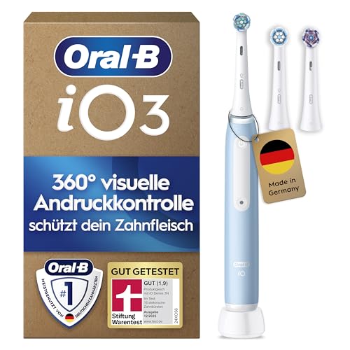Oral-B iO Series 3 Elektrische Zahnbürste, Hellblau