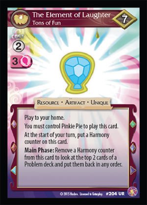 My Little Pony CCG – The Element of Laughter, Tons of Fun (204) – Absolute Discord