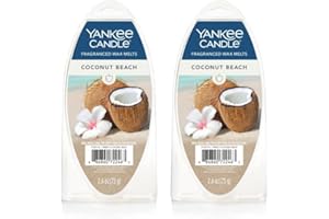 Yankee Candle Lot of 2 Fragranced Wax Melts - Coconut Beach