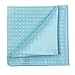 KissTies Mens Powder Mint Blue Ties For Men Pale Light turquoise Necktie + Pocket Square