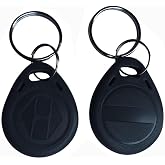 125khz RFID fob Writable RFID Tags T5577 RFID Card 125khz fob(10 Pcs) for RFID Writer,Compatible with 1386 1326 H10301 Format Readers and Access Control Systems