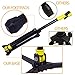 Crafty Gizmos Deluxe Adjustable Folding Music Stand with Carrying Bag (Yellow)