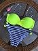 EVALESS Womens Sexy Two Piece Bandeau Bikini Swimsuits Triangle Bathing Suits Swimwear Yellow&Stripes Large