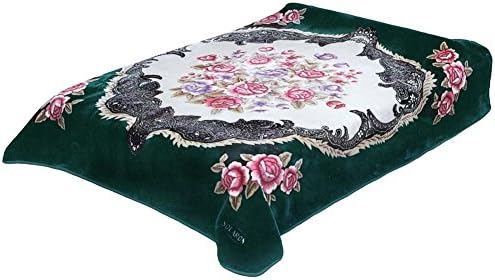Solaron Queen Flower BM39 Korean Mink Blanket
