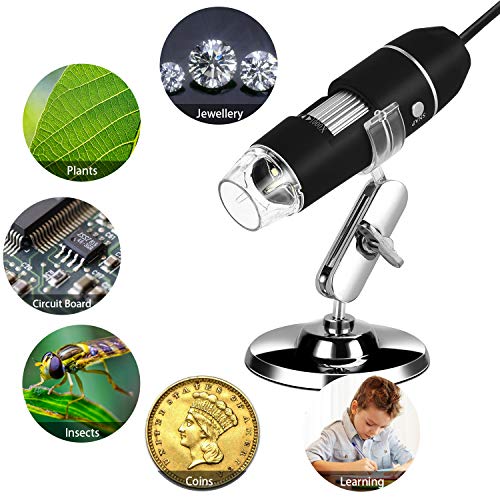 USB Microscope Digital Microscope 50X to 1000X Magnification Handheld