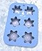 Silicone Snowflake Mold: Non-Stick Baking, Chocolate, Ice, Muffins & Soap⎟Oven-Microwave-Freezer-Dishwasher Safe⎟6 Cavity Mold⎟Ships from USA