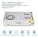 Tanbaby 5V 60A DC Universal Regulated Switching Power Supply for CCTV, Radio, Computer Project Mode Converter