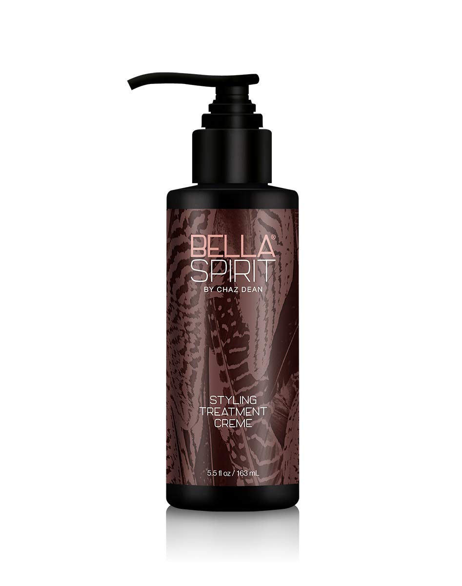 Bella Spirit by Chaz Dean Styling Treatment Creme - Styling Cream, Hair Straightener Cream for Frizzy Hair, Anti Frizz Hair Product for Styling Wavy, Curly & Straight Hair - 5.5 Fl Oz (Pack of 1)