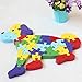 DD Wooden Jigsaw Puzzles Winding Dog Toys for Preschool Letter & Numbers Puzzles Educational Toys For Toddlers /Kids/ Children /Boys/ Girls (3 4 5 Year Old and Up)