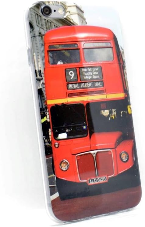 iPhone 6 "4.7" Red London Routemaster Bus Slim Fit Gel Back Case Cover Protector