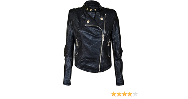 white and gold leather jacket
