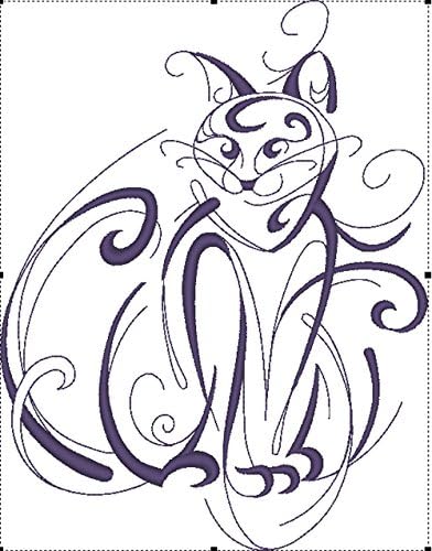 pes machine embroidery designs: fine line animals collection