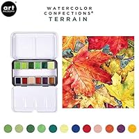 Prima Marketing 639785 Prima Confections Watercolor Pans 12/Pkg-Terrain