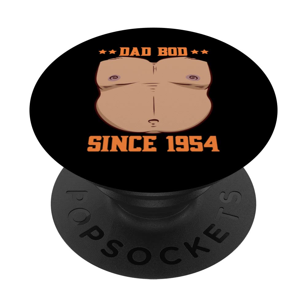 Dad Bod Since 1954 Father's Day Beer Belly PopSockets Swappable PopGrip