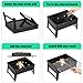 Uten BBQ Grill Portable, Charcoal Barbecue Grill Smoker Grill for Outdoor Cooking Camping Hiking Picnics [Small]