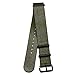 Nato Skull 20mm NATO Watch Band Strap with PVD Buckles in Military Green