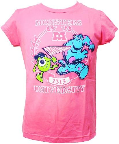 Amazon Co Jp Disney ディズニー モンスターズ ユニバーシティ 半袖tシャツ ピンク M 7 8才 服 ファッション小物