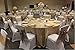 Obstal 10 PCS Burgundy Satin Chair Sashes Bows for Wedding Reception- Universal Chair Cover Back Tie Supplies for Banquet, Party, Hotel Holiday Event Decorations