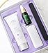 Vivo Per Lei Nail Buffer Set | Dead Sea Nail Buffer and Shine Kit for Salon Quality Manicure | Nail Filing Kit with 3-Step Buffer, Cuticle Oil, Hand Lotion | Manicure Set for Classy Nails | Hyacinth