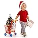 Sumind 6 Packs Burlap Christmas Stockings for Christmas Decorations or DIY (Flaxen)