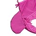 YiZYiF Men's Pouch Sissy Lace Floral Underwear Criss-Crossing Bikini Panties Lingerie Rose Large(Waist31.0-44.0