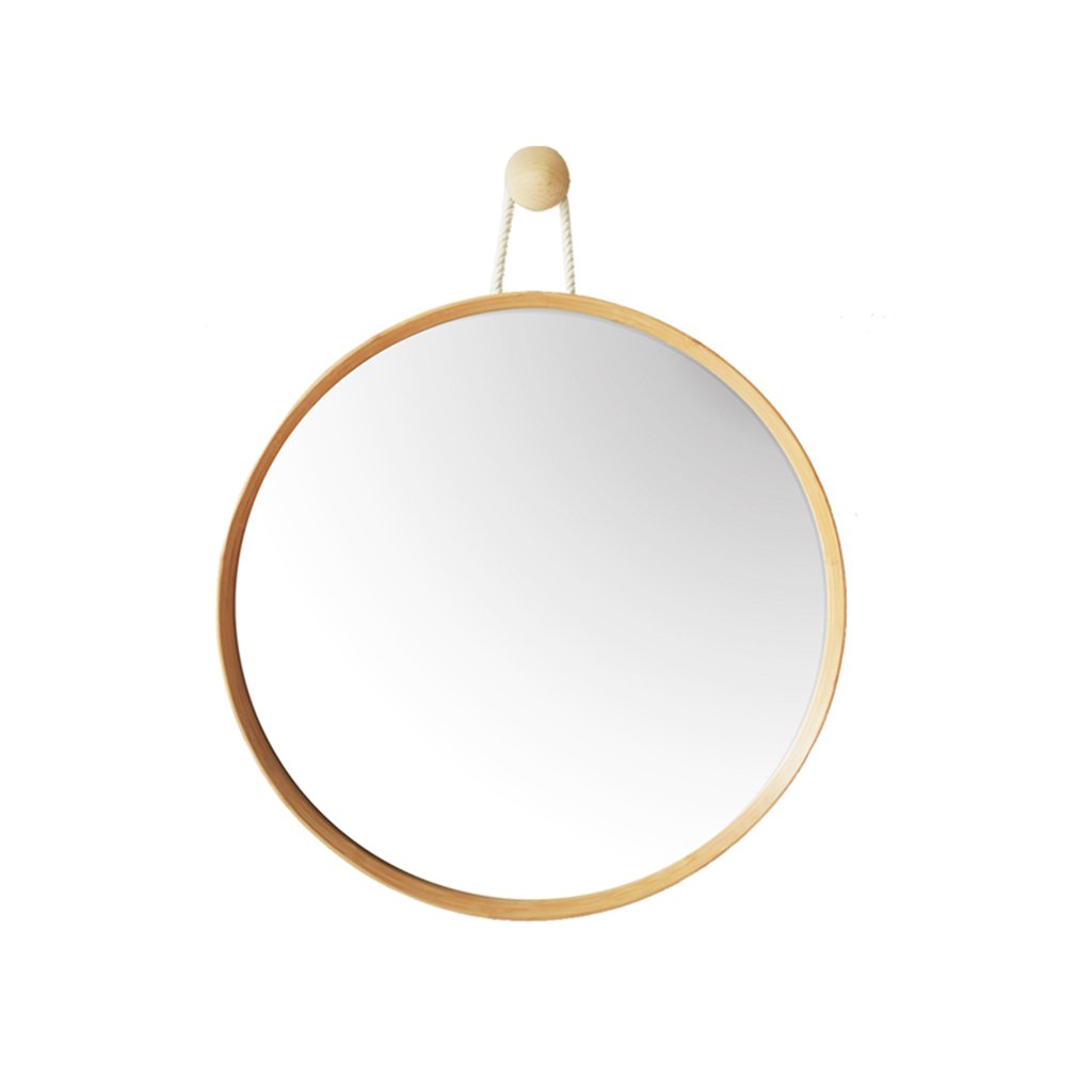 größe : 60 * 60CM DQMSB Nordischer Badezimmerspiegel runder