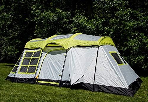 Tahoe Gear Glacier 14 Person 3 Season Family Cabin Camping Tent