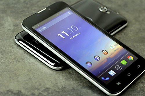 Unlocked 4G / 3G HSPA+ 6 Inch Android Jelly Bean HD IPS Display Screen Dual SIM Card Capacity Multi-touch Smart Phone Tablet PC, Phablet, White , Dual Camera , GPS , Bluetooth , Cell Phone , By SVP (BLACK)