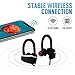 Bluetooth Headphones Wireless Earbuds with Microphone IPX7 Waterproof Sweatproof Musical Headsets Noise Cancelling HD Stereo for Running Gym Up to 8 Hours Working Time