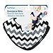 Bumkins Printed Waterproof Bandana Bib 2 Pack, Gray Chevron (0-9 Months)
