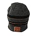 Bluetooth Beanie Hat Cap with Wireless Bluetooth Headphone Headset Earphone Music Audio Hands-free Phone Call for Winter Sports Fitness Gym Exercise Workout, by DeeFec - BlackGray