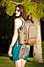 One Earth Home 4 Person Picnic Backpack with Solid Stainless Steel Utensils, Oversized Water Resistant Fleece Blanket, Cooler Compartment, Detachable Wine Bottle Holder in a Modern Designed Backpack
