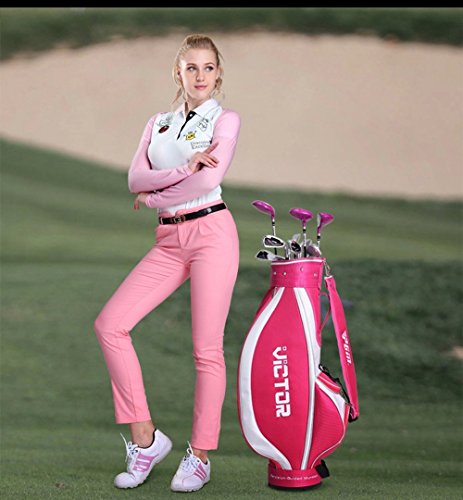 Women Golf Cooling Shawl - Premium Lycra, Breathable Ladies Arm Sleeve Shrug- MH(L,Pink)