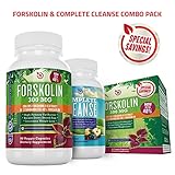 Pure Forskolin Extract + Cleanse Combo for Rapid Fast Acting Weight Loss | Powerful Diet Pill, Appetite Suppressant, & Fat Burner | Safe Natural Herbal Formula| NutriGood Labs 100% Refund Guarantee Pure Forskolin Extract + Cleanse Combo for Rapid Fast Acting Weight Loss | Powerful Diet Pill, Appetite Suppressant, & Fat Burner | Safe Natural Herbal Formula| NutriGood Labs 100% Refund Guarantee