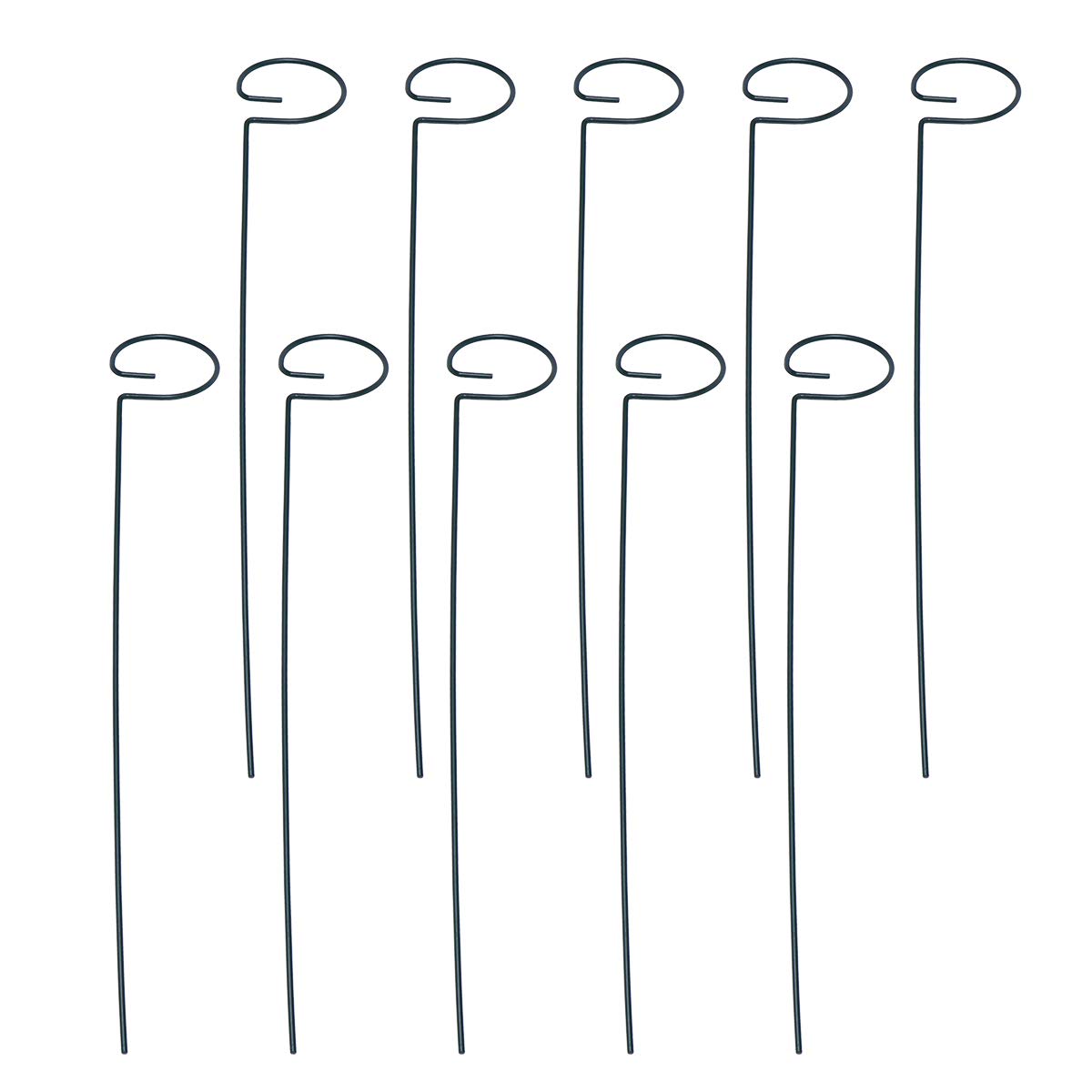 Cabilock 20 Inch Plant Supports Garden Stakes Tomato Support Plant Cages & Supports Stem Support Stake Plant Sticks Ring for Pepper Flowers Orchid Tomatoes Pea Peony Sunflower